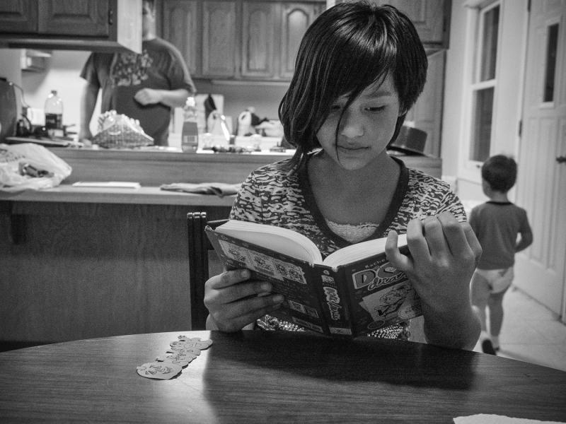 Dork Diaries is One of Sarah’s Favorite Books, Mobridge, South Dakota, 2016 by Sue Reynolds