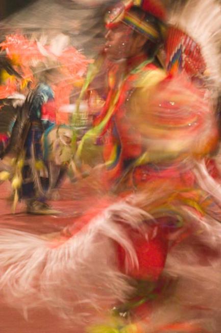 Red Fancy Dancer, Arlee Celebration, Montana, 2006 by Sue Reynolds